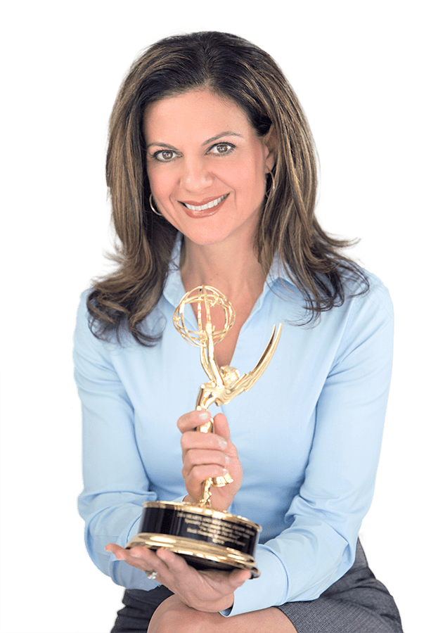 Heidi Hemmat with Emmy